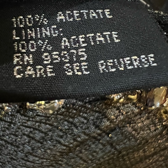 Stunning Gunmetal Gray Gown Embellished: Terani Mermaid Dress, Size 2 - Picture 16 of 17